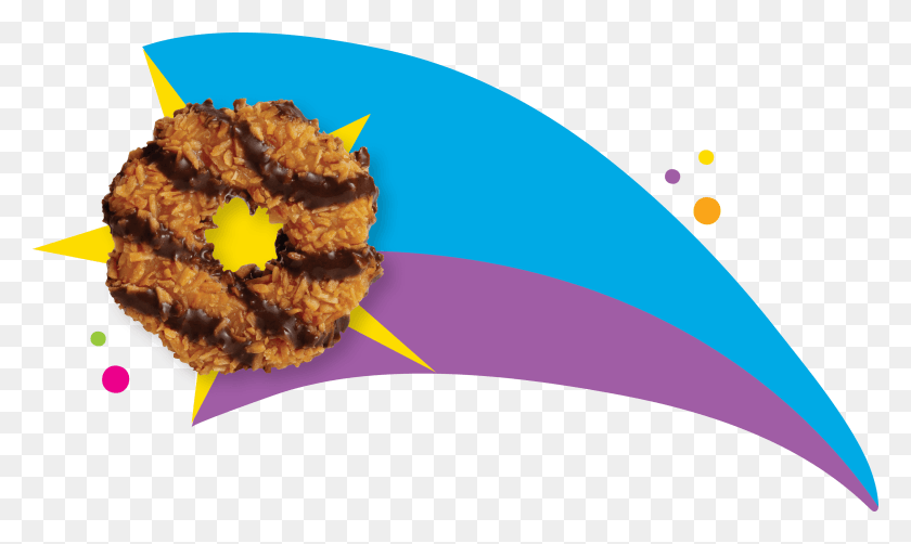 3300x1874 X 1874 6 Girls Scout Cookie Gif, Pastry, Dessert, Food HD PNG Download