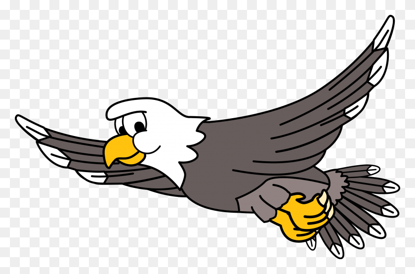 3011x1907 X 1907 14 Cartoon Flying Eagle Clipart, Bird, Animal, Bald Eagle HD PNG Download