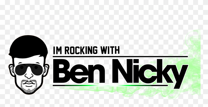 1036x495 X 1920 2 Ben Nicky, Sunglasses, Text, Person HD PNG Download