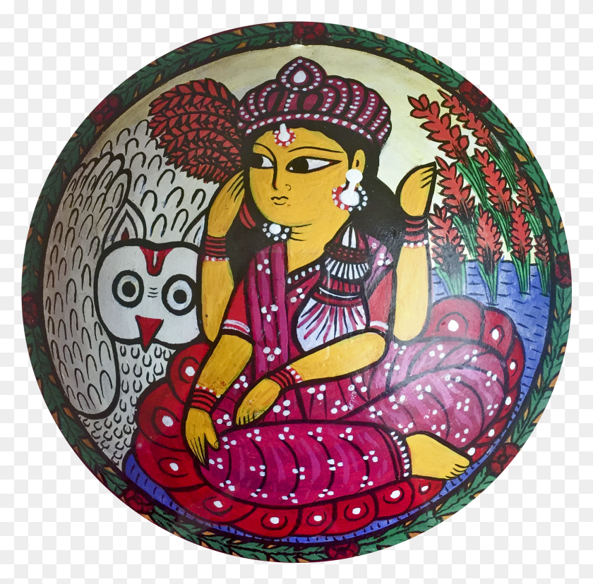 1820x1793 X 1947 9 Bengal Folk Art In Plates HD PNG Download