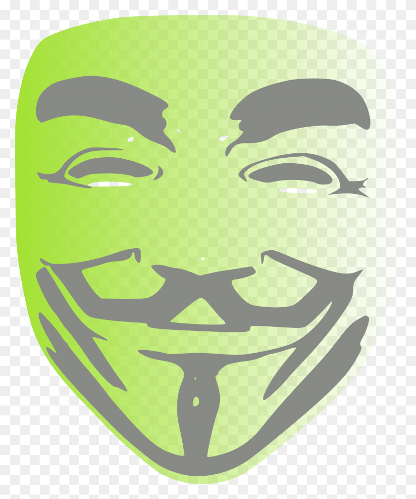 1730x2105 Descargar Png / Máscara De Hacker Png