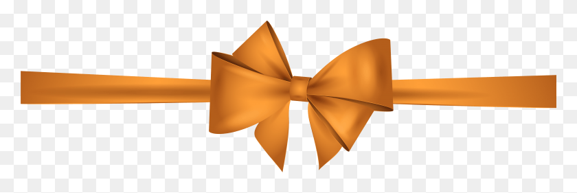 8001x2269 X 2314 14 Orange Bow Clipart, Tie, Accessories, Accessory HD PNG Download