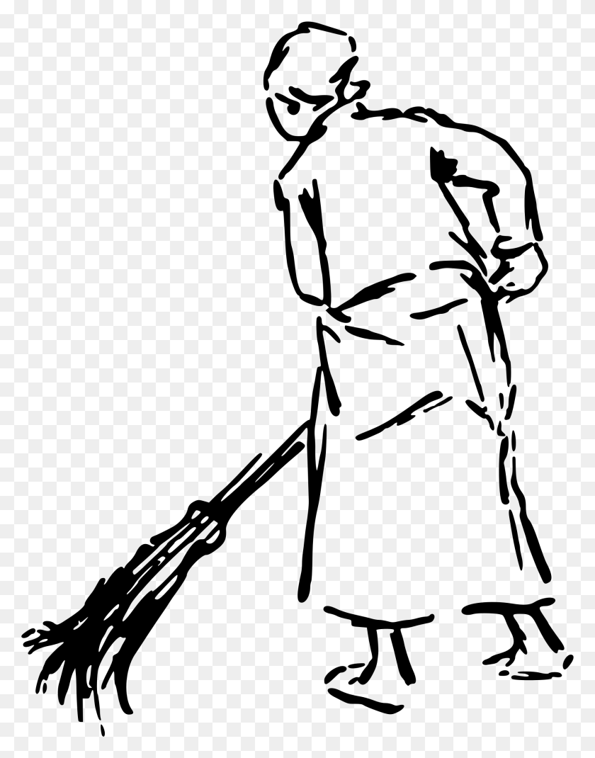1852x2399 X 2399 28 Drawing Of A Woman Sweeping, Gray, World Of Warcraft HD PNG Download