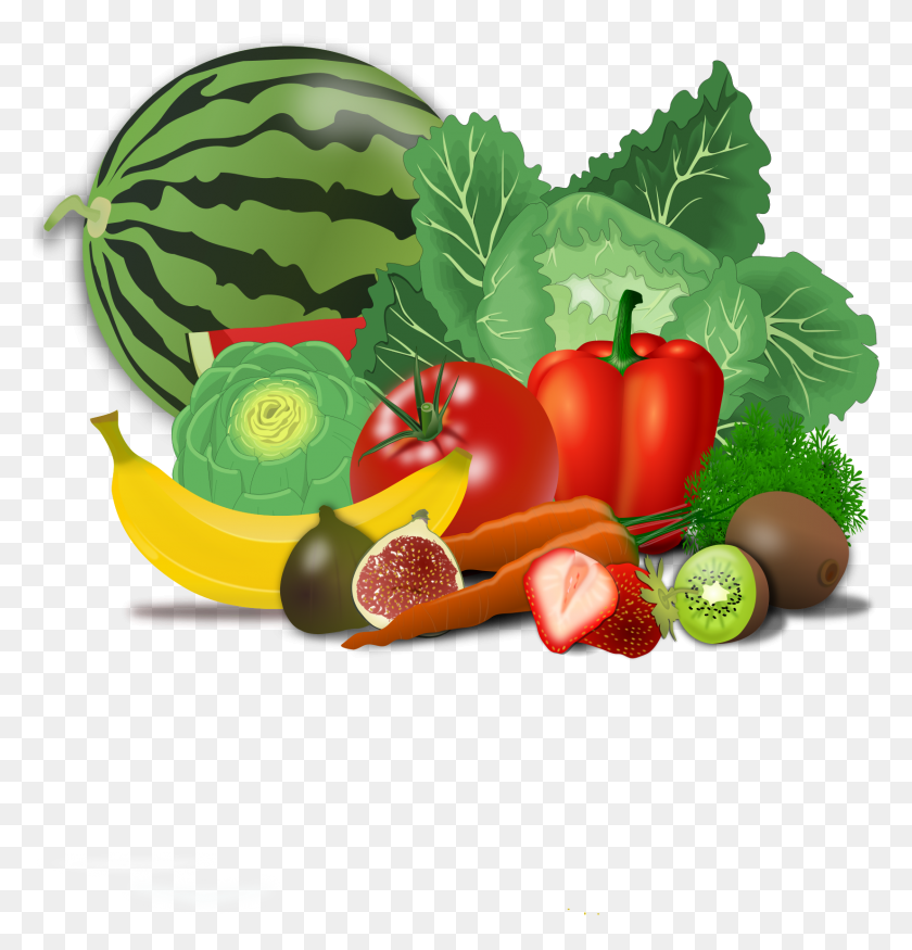 1652x1727 X 2400 7 Fruits And Vegetables Clipart, Plant, Fruit, Food HD PNG Download