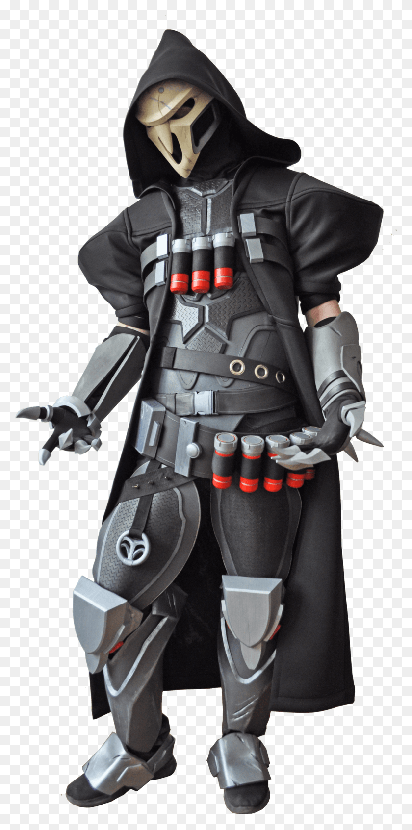 1146x2400 X 2500 4 Reaper Overwatch Costume, Person, Human, Armor HD PNG Download