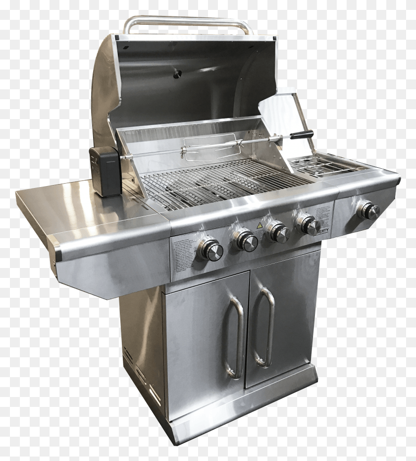 2645x2950 X 304 Stainless Steel Gas Burners 4 X Flame Tamers Barbecue Grill HD PNG Download