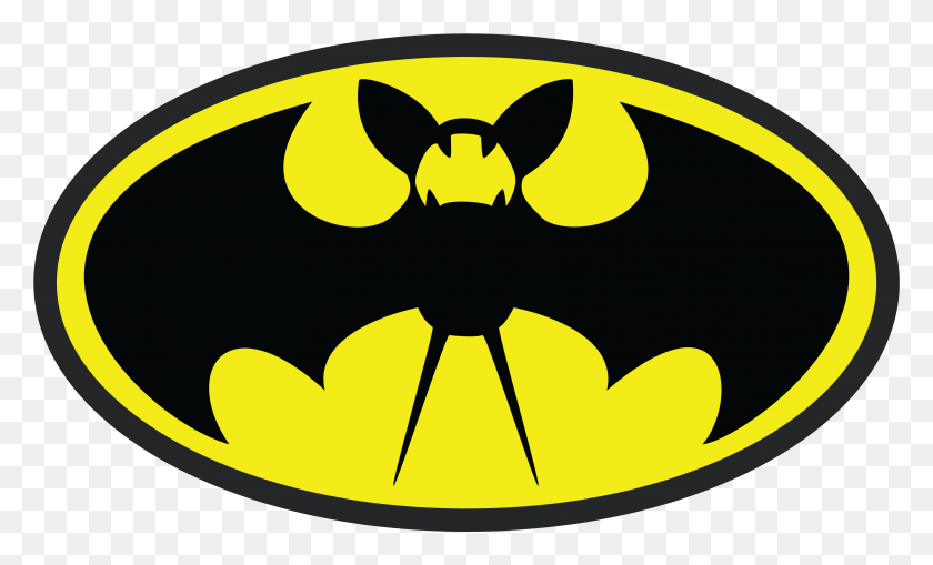 3382x1949 X 3469 3 Batman Logo, Symbol HD PNG Download