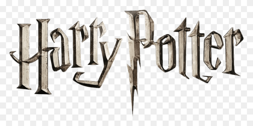 976x448 Descargar Png / Logotipo De Harry Potter, Texto, Símbolo, Arma Hd Png