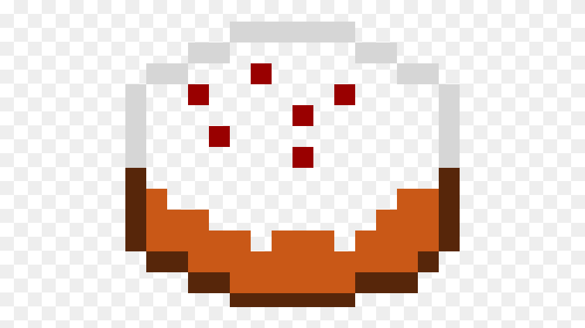 481x411 X 450 1 0 Minecraft Cake Pixel Art, Pac Man HD PNG Download