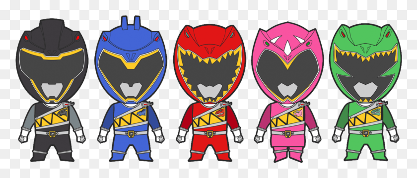 1225x470 X 486 11 Power Rangers Dino Charge Heads, Armor, Shield HD PNG Download
