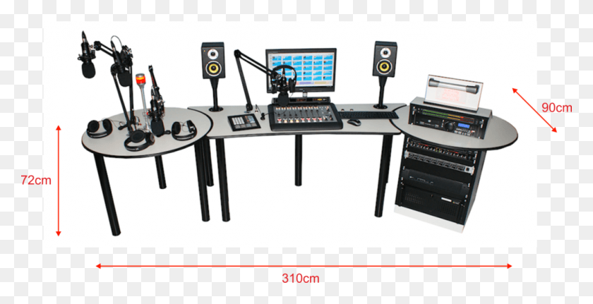 1024x488 X 488 4 Radio Studio Microphone, Computer Keyboard, Computer Hardware, Keyboard HD PNG Download