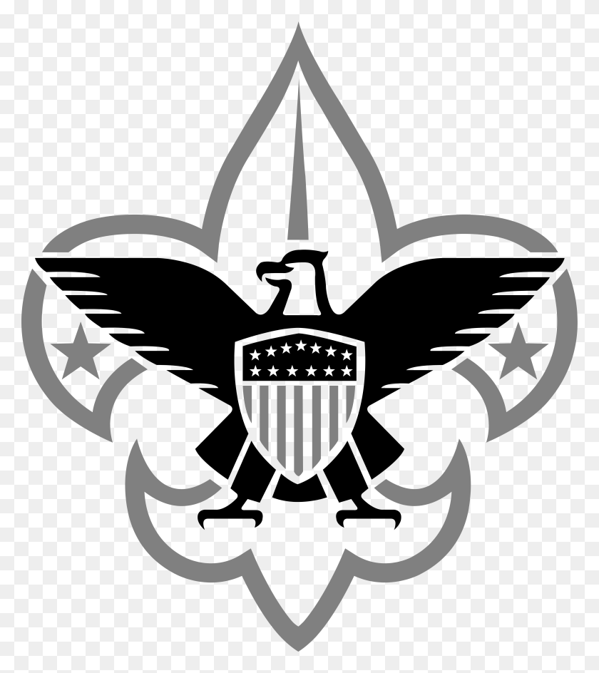 4408x5000 X 5000 3 Boy Scout Logo Svg, Symbol, Stencil, Emblem HD PNG Download