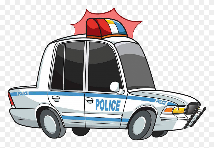 3462x2326 X 5000 6 Cartoon Police Car HD PNG Download
