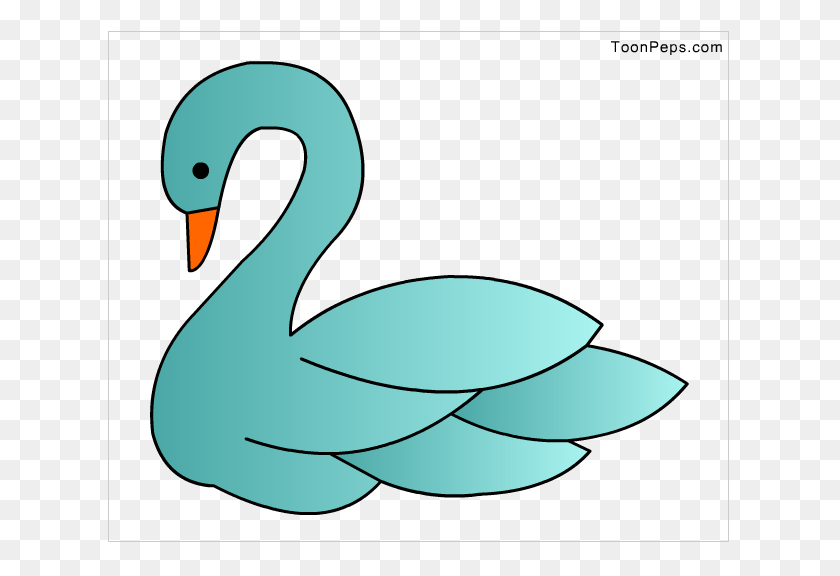 625x516 X 516 6 Draw Swan For Kids, Bird, Animal, Waterfowl HD PNG Download
