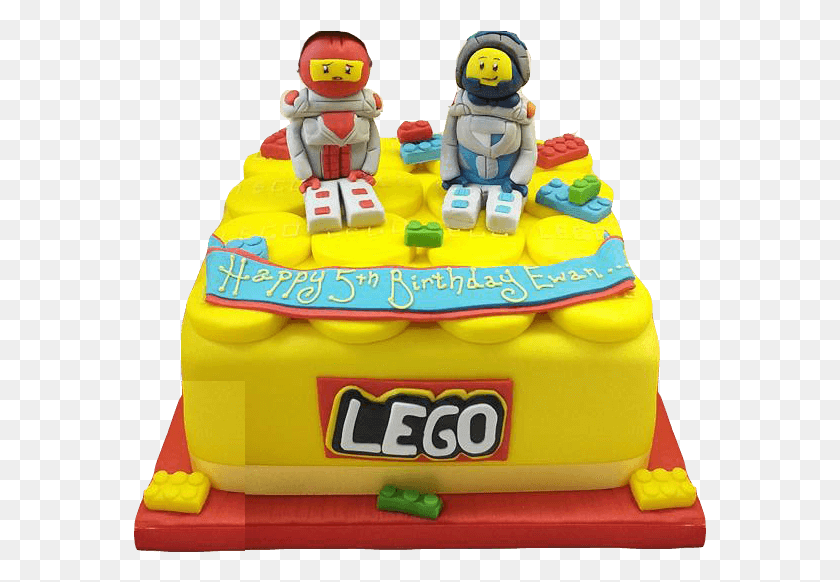 573x522 X 530 5 Lego Birthday Cake, Торт, Десерт, Еда Hd Png Скачать