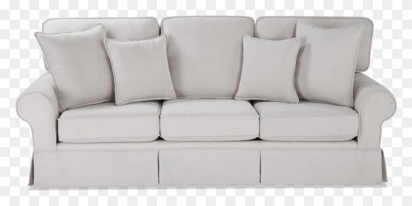 811x375 Descargar Png X 534 10 Sofá Blanco Transparente, Sofá, Muebles, Cojín Hd Png