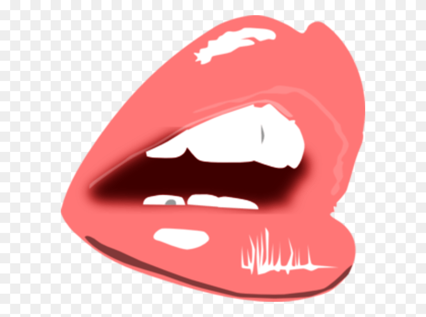 600x566 X 566 5 Glossy Lips Clipart, Mouth, Lip, Teeth HD PNG Download