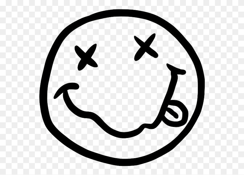572x541 Descargar Png X 569 10 Nirvana Smiley Face, Logotipo, Símbolo, Marca Registrada Hd Png