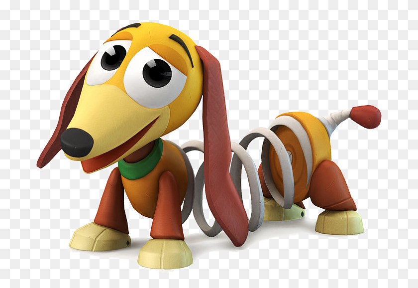 695x518 Descargar Png X 570 6 Disney Infinity Slinky Dog, Toy, Animal, Figurine Hd Png