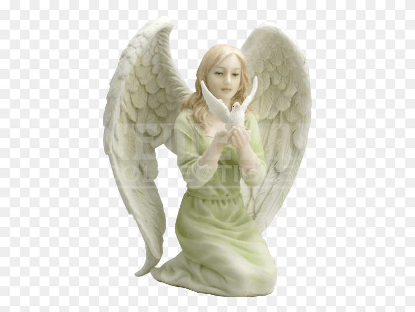 462x572 X 571 2 0 Ангел Держит Голубя Статуя, Архангел, Человек Hd Png Скачать