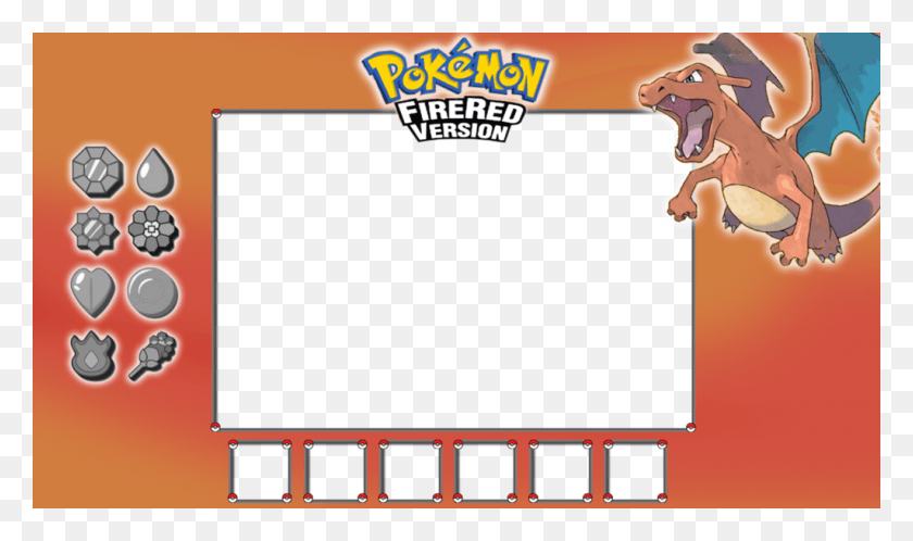 1024x576 X 576 22 Pokemon Fire Red Overlay, Text, Label, Monitor HD PNG Download