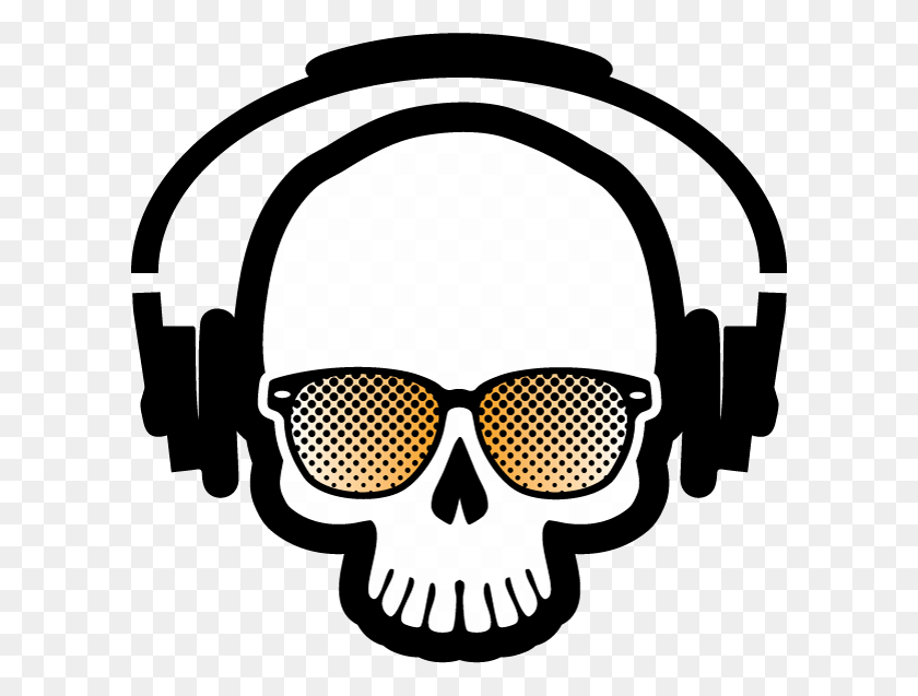 600x577 Descargar Png X 577 7 Skull Music Logo, Gafas De Sol, Accesorios, Accesorio Hd Png
