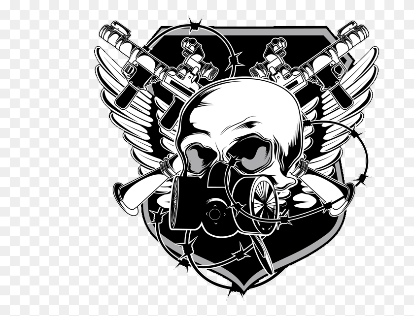 700x582 X 582 24 Skull With Gas Mask, Symbol, Pirate, Emblem HD PNG Download