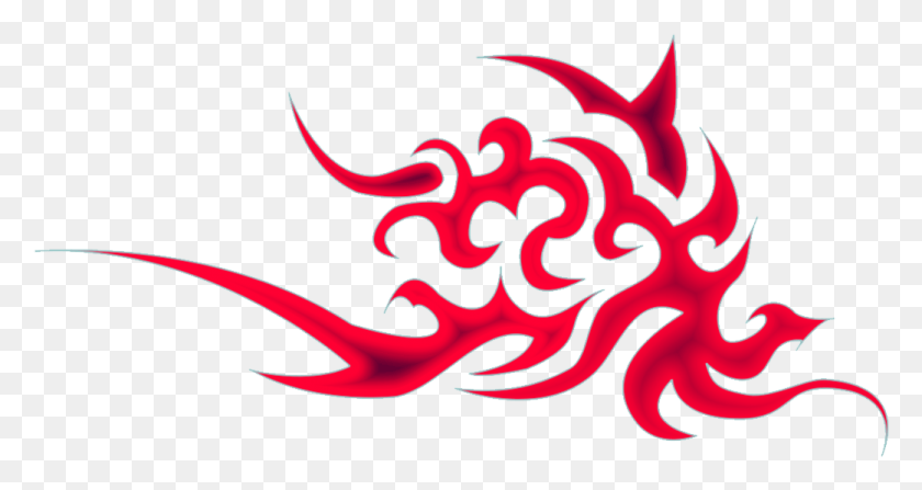 1041x517 X 590 4 Dragon Tribal, Символ, Логотип, Товарный Знак Hd Png Скачать