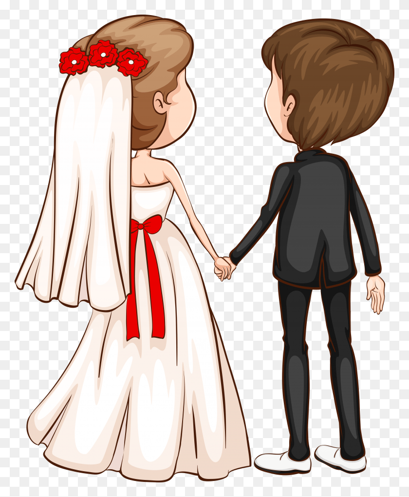 4815x5936 X 5936 4 Wedding Couple Clipart Vector, Person, Human, Clothing HD PNG Download