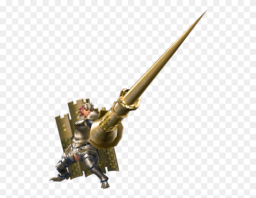 522x589 X 600 3 Monster Hunter Tri Lance, Person, Human, Costume HD PNG Download