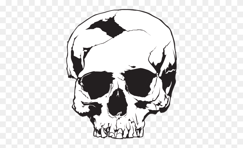 384x452 X 600 4 Skull Head, Face HD PNG Download
