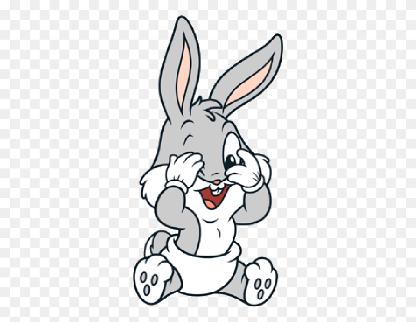 305x590 X 600 5 Baby Bugs Bunny Drawing, Person, Human, Performer HD PNG Download