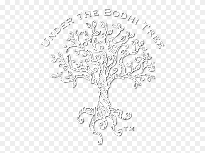514x568 X 600 5 Line Drawing Bodhi Tree, Графика, Цветочный Дизайн Hd Png Download