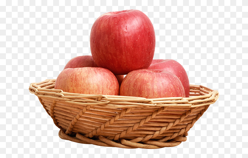 647x474 X 600 6 Fuji Apple Basket, Plant, Fruit, Food HD PNG Download