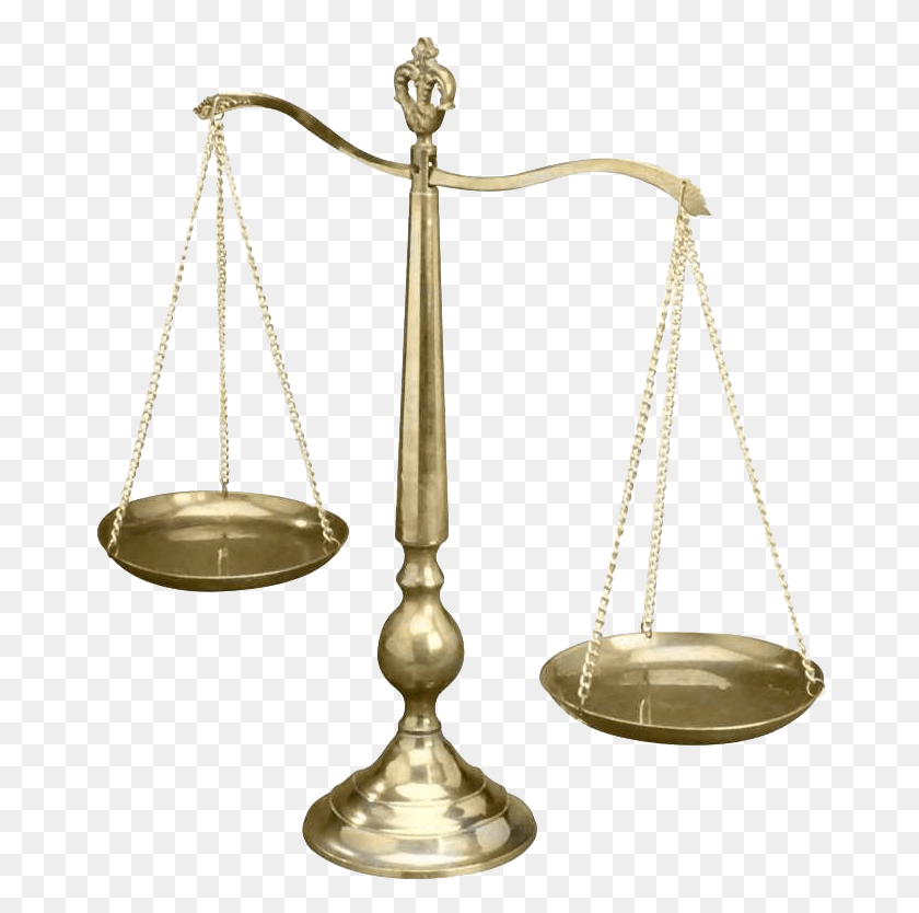 672x774 X 600 7 Scales Of Justice, Scale, Lamp, Bronze HD PNG Download