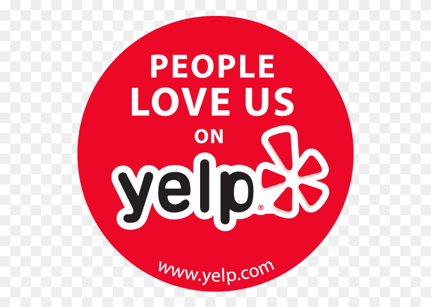 540x539 X 600 8 People Love Us Yelp, Label, Text, Symbol HD PNG Download