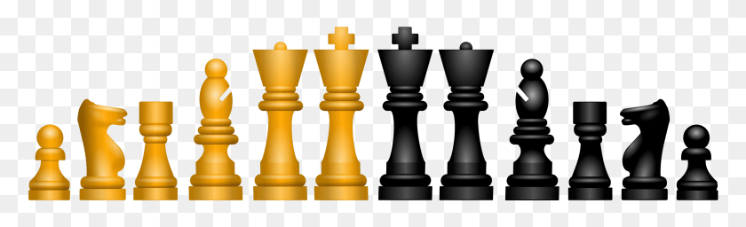 2392x604 X 603 5 Шахматных Фигур На Прозрачном Фоне, Шахматы, Игра Hd Png Скачать