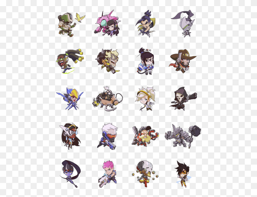 477x586 X 625 5 0 All The Overwatch Cute Sprays, Plant, Flower, Blossom HD PNG Download