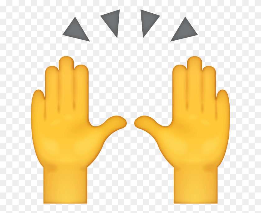 641x626 X 626 6 High Five Emoji Yellow, Hand, Wrist, Symbol HD PNG Download