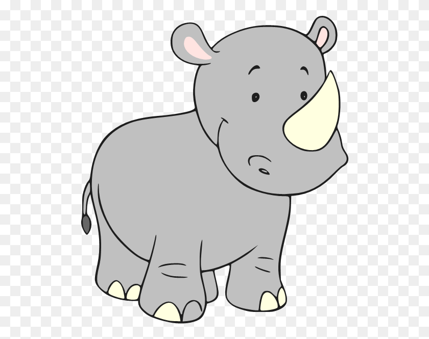 526x604 X 630 3 Baby Rhino Cartoon, Mammal, Animal, Elephant HD PNG Download