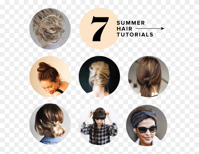 597x590 X 633 3 Updo, Hair, Sunglasses, Accessories HD PNG Download