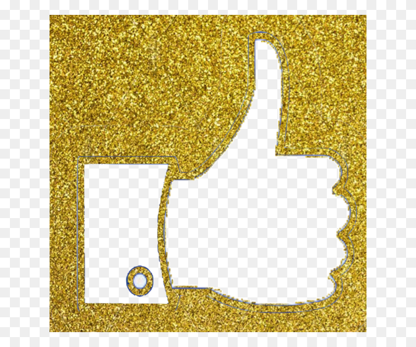 640x640 X 640 13 Facebook Gold Likes Icon, Light, Confetti, Paper HD PNG Download