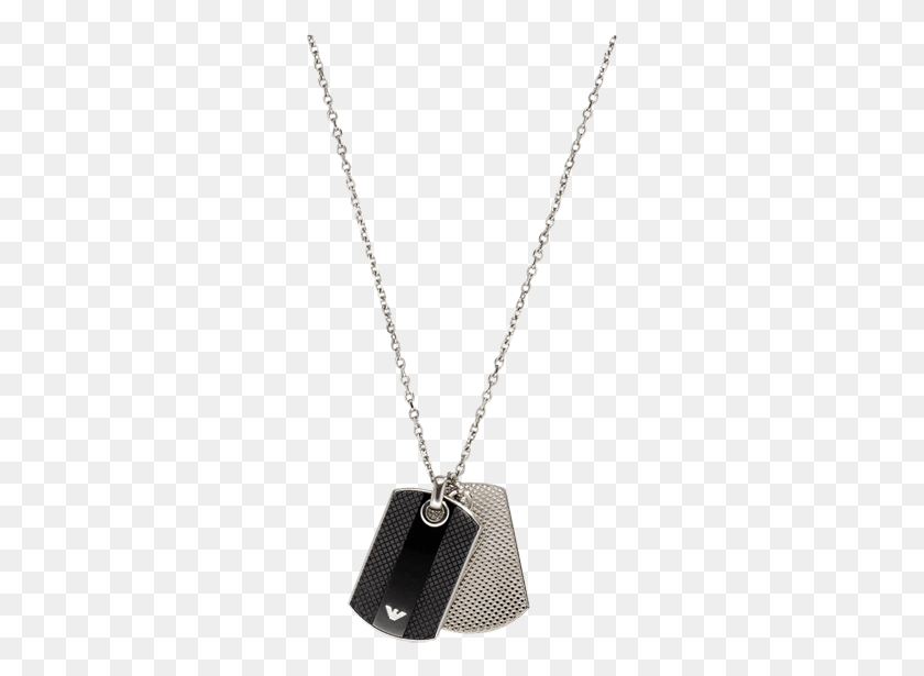 284x555 X 640 3 Armani Dog Tag Necklace, Jewelry, Accessories, Accessory HD PNG Download