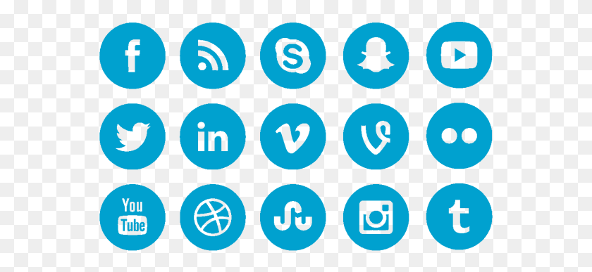 559x327 X 640 3 Blue Social Media Icons, Number, Symbol, Text HD PNG Download