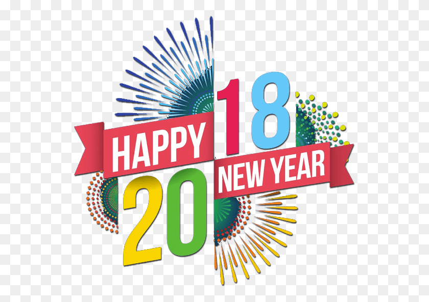 551x533 X 640 4 New Year 2018, Number, Symbol, Text HD PNG Download