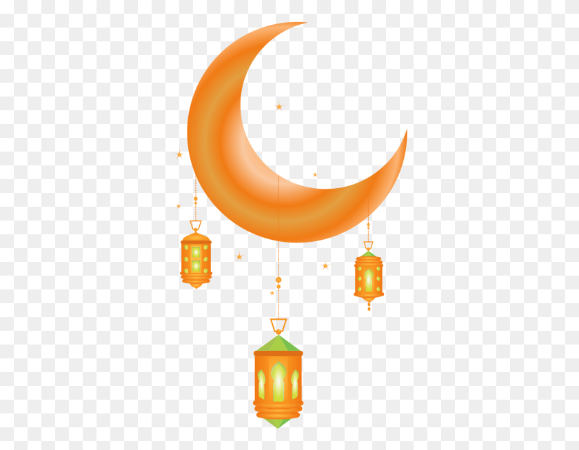 342x593 X 640 8 Ramadan Moon Clipart, Lamp, Number, Symbol HD PNG Download