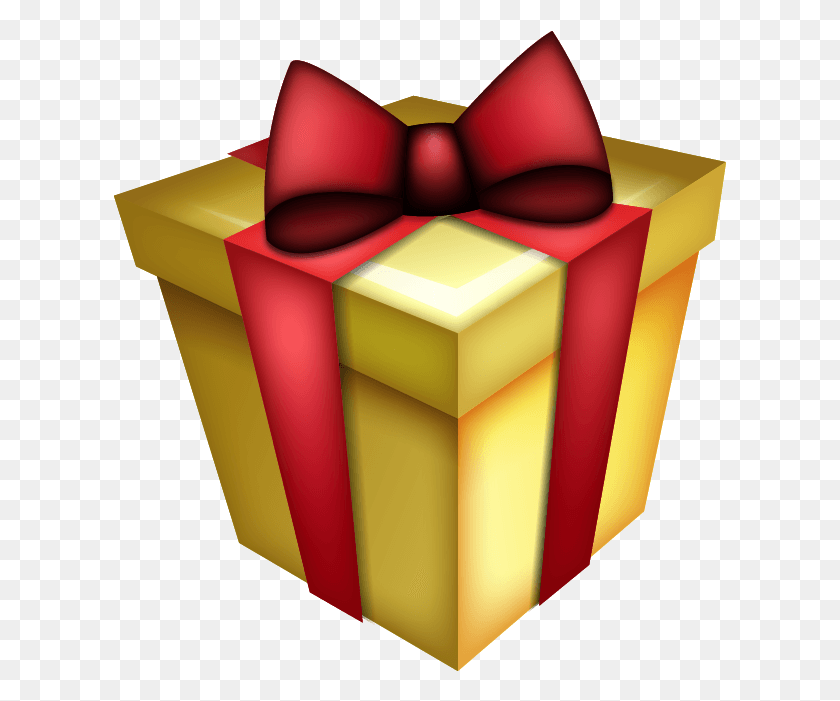 613x641 X 640 9 Present Emoji, Gift HD PNG Download
