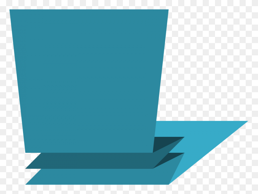 900x659 X 659 5 Оригами Синий Баннер, Текст, На Открытом Воздухе, Графика Hd Png Скачать