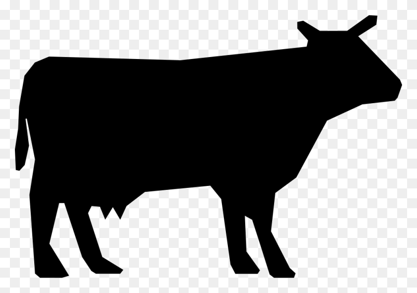 980x668 X 668 0 Cow Silhouettes, Bull, Mammal HD PNG Download