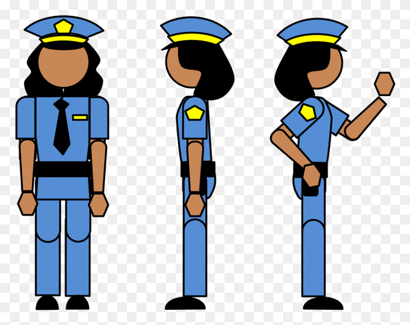 822x639 X 672 2 Easy Police Officer Drawing, Robot HD PNG Download